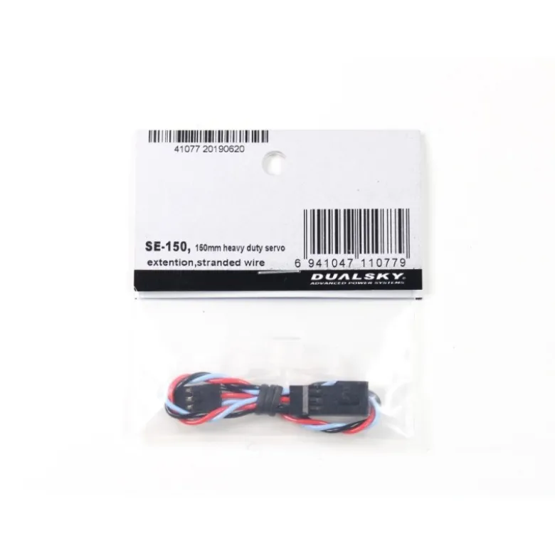 Rallonge Servo Torsadée 15cm JR 0,35mm² Dualsky