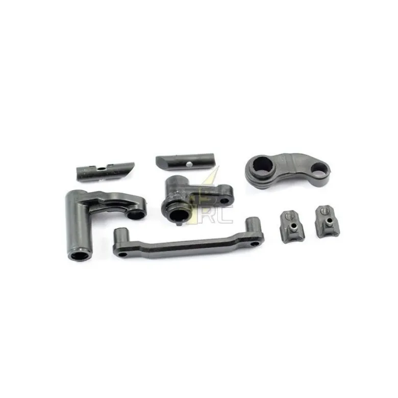 Renvoie de direction + verrou trappe batterie pourr 1/12 ISHIMA/FTX