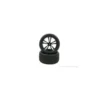 ROUE NOIRE CHROMEE COMPLETE S2