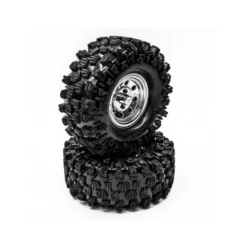 Roues complètes Chromées crawler CLIMBER 121/45 (la paire)