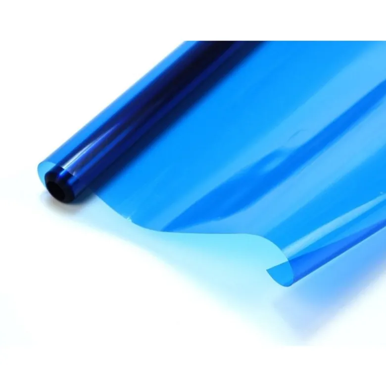 Rouleau 2m entoilage FLASH RC bleu transparent (largeur 64cm)