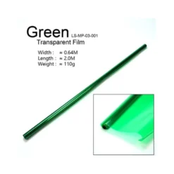 Rouleau 2m entoilage FLASH RC vert transparent (largeur 64cm)