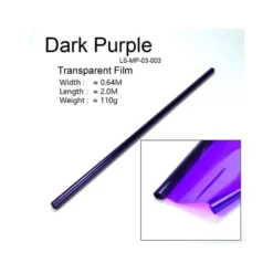 Rouleau 2m entoilage FLASH RC violet clair transparent (largeur 64cm)