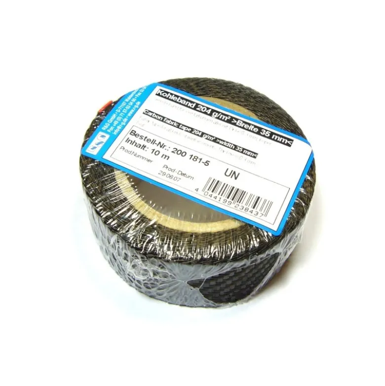 Ruban Carbone UD 250g/m² 10m x 50mm