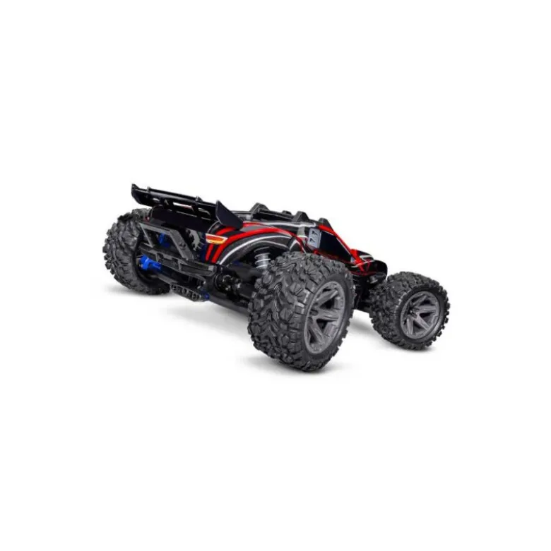 RUSTLER 4X4 BRUSHLESS 2S + HD PARTS ROUGE