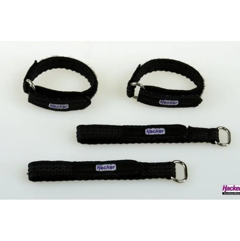 Sangle Velcro antiglissement HackerMotor, 10x150mm - 4pcs