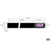 Sangle Velcro antiglissement HackerMotor, 10x200mm - 4pcs