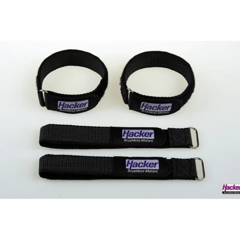 Sangle Velcro antiglissement HackerMotor, 25x400mm - 4pcs