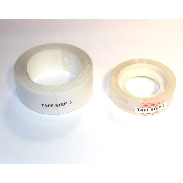 Scotch adhésif transparent (12mm) et blanc (20mm) pour gouvernes TopmodelCZ (5m)