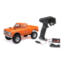 1/24 SCX24 1967 Chevrolet C10 4WD Brushed Truck RTR, Noir