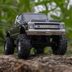 1/30 SCX30 Chevrolet K10 4X4 RTR Brushed Rock Crawler (Batterie & Chargeur inclus), noir