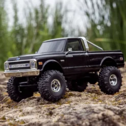 1/30 SCX30 Chevrolet K10 4X4 RTR Brushed Rock Crawler (Batterie & Chargeur inclus), noir