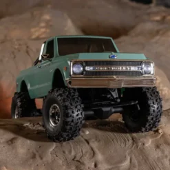 1/30 SCX30 Chevrolet K10 4X4 RTR Brushed Rock Crawler (Batterie & Chargeur), Vert