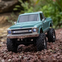 1/30 SCX30 Chevrolet K10 4X4 RTR Brushed Rock Crawler (Batterie & Chargeur), Vert