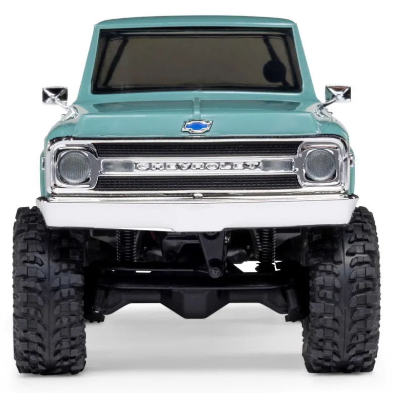 1/30 SCX30 Chevrolet K10 4X4 RTR Brushed Rock Crawler (Batterie & Chargeur), Vert