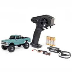 1/30 SCX30 Chevrolet K10 4X4 RTR Brushed Rock Crawler (Batterie & Chargeur), Vert