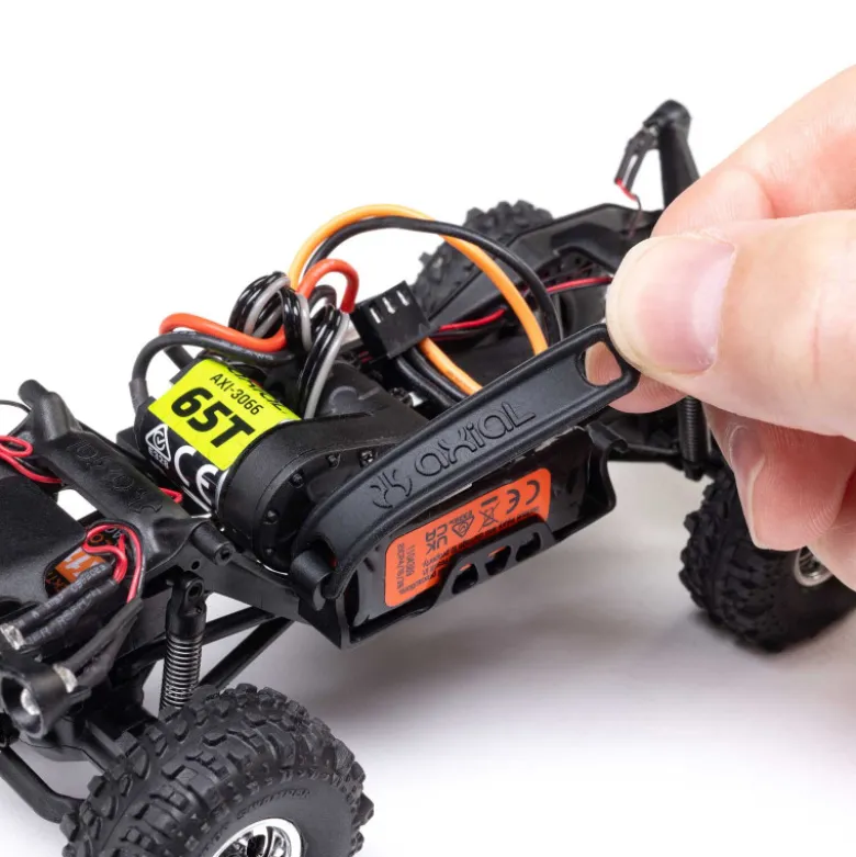 1/30 SCX30 Chevrolet K10 4X4 RTR Brushed Rock Crawler (Batterie & Chargeur), Vert