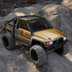 1/10 SCX10 III 1987 Toyota SR5 4X4 RTR Brushed Rock Crawler, Tan