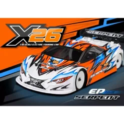 SERPENT - Medius X26 chassis alu 1/10 EP (SER400052)