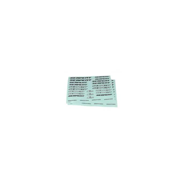 Serpent planche autocollant Serpent medium black-white (2) (SER190401)