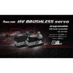 Servo B8RS Low Pr Brushless MG SSR Prog (30kg/0.075s) Power HD