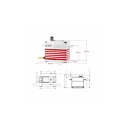 servo KST BLS905X V2 Brushless HV Digital 8kg/cm 0.035sec