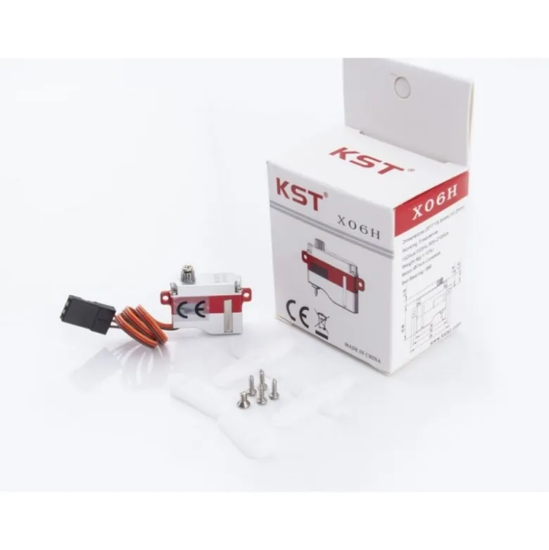 Servo micro KST X06H HV numérique (6g, 1,8kg/cm, 0,07sec/60°)