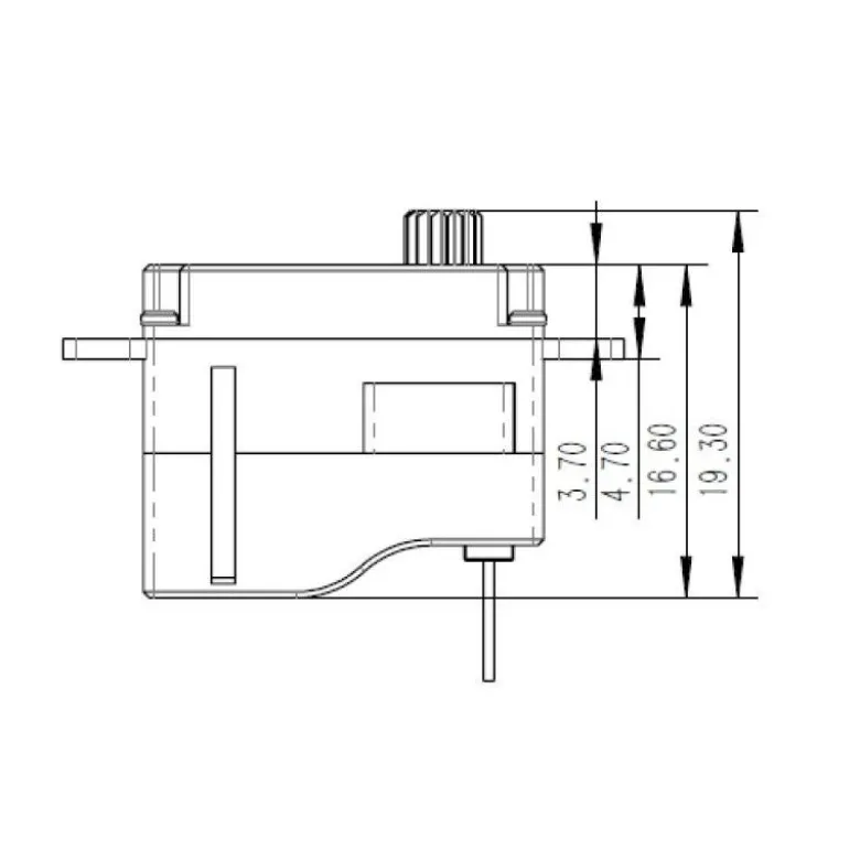 Servo micro KST X06 HV numérique (6g, 1,8kg/cm, 0,07sec/60°)