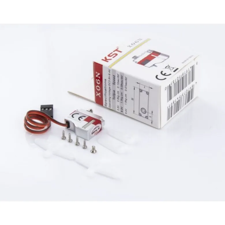 Servo micro KST X06N HV numérique (6g, 1,8kg/cm, 0,07sec/60°)