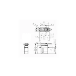 Servo mini KST MS325 HV 12mm (21g, 5.2Kg.cm, 0.07s/60°)