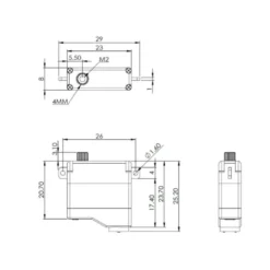 Servo Mini Mks HV6120 MG numérique