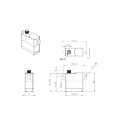 Servo Mini MKS HV6150 numérique