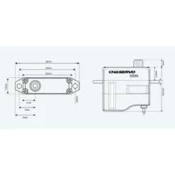 Servo numérique DS06 chaservo MICRO (6g, 1.8kg.cm, 0.07s)