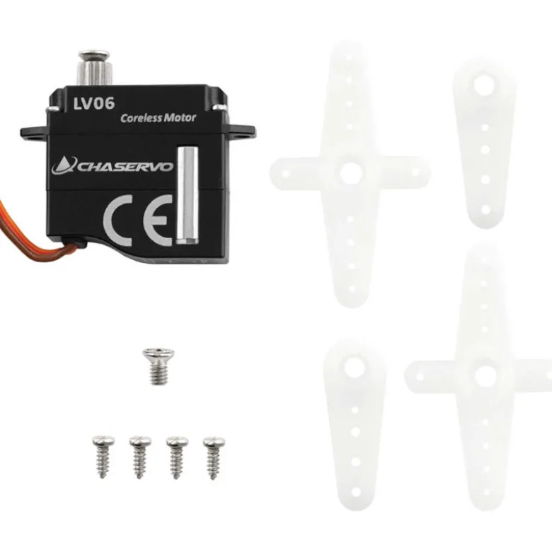Servo numérique LV06 chaservo MICRO (6g, 1.7kg.cm, 0.055s)