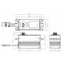 Servo numérique profil bas Savox SB-2262SG (62g, 30kg.cm, 0.065s/60°)