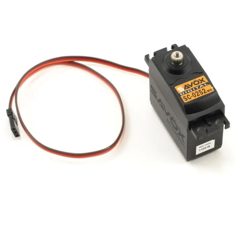 Servo numérique standard Savox SC-0252MG (49g, 10.5kg.cm, 0.19s/60°)