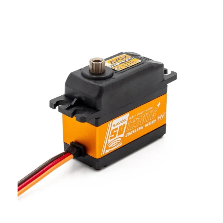Servo numérique standard Savox SC-1268SG+ (62g, 26kg.cm, 0.11s/60°)