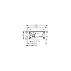 Servo numéroqie chaservo HV7010 70kg HV 20mm Brushless MG