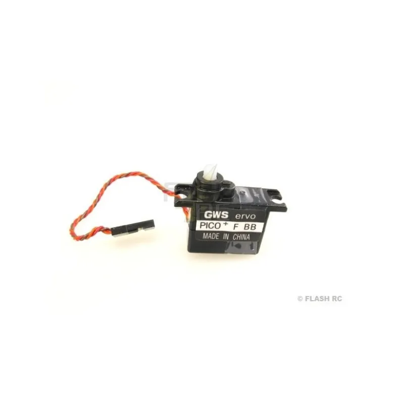 Servo pico GWS PICO+F BB - Prise JR (6.2g, 1.05kg.cm, 0.16s/60°)
