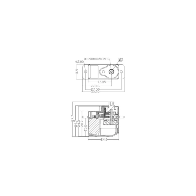 Servo Robbe FS151 BB MG HV
