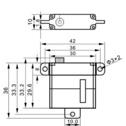 Servo Robbe FS 124 BB MG HV DIGITAL