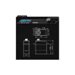 Servo slim alu digital métal DS6125-E Mks