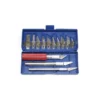Set de 3 couteaux + 10 lames - SIVA