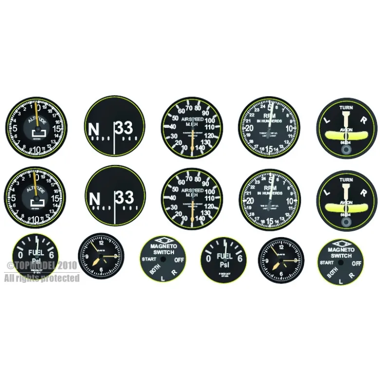 SET D'INSTRUMENTS BOEING STEARMAN 1:5