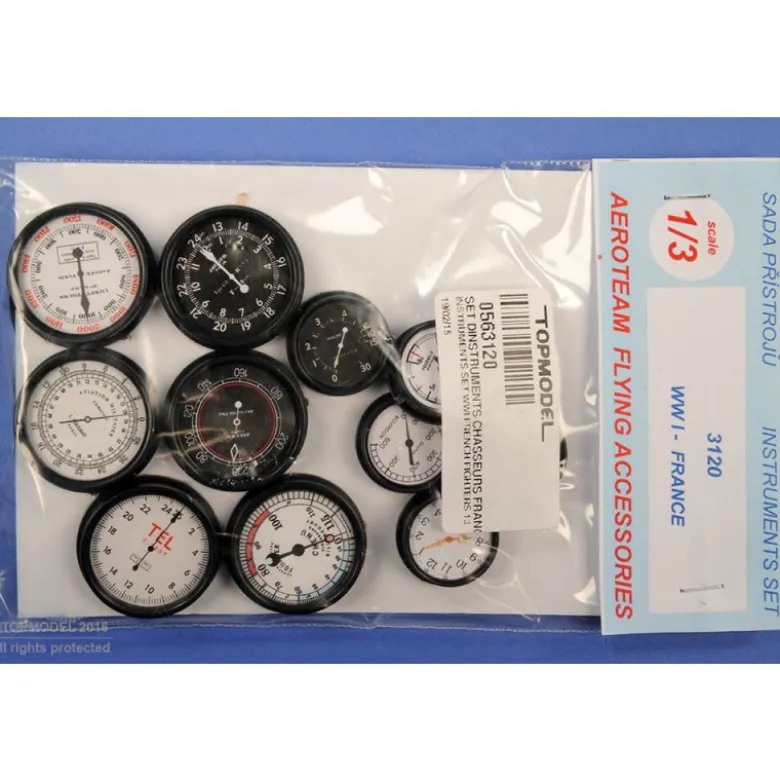 SET D'INSTRUMENTS CHASSEURS FRANCAIS 14-18 1:3