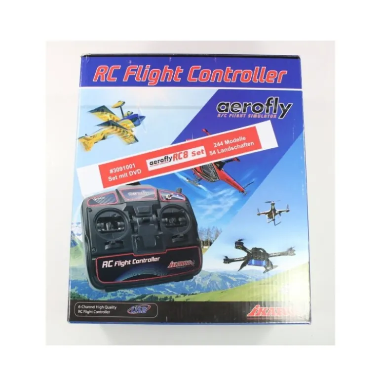 Simulateur Aerofly RC8 + Game commander mode 2