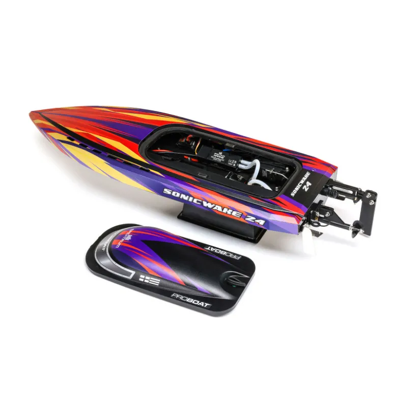 Sonicwake 24" Self-Righting Brushless Deep-V RTR, Red