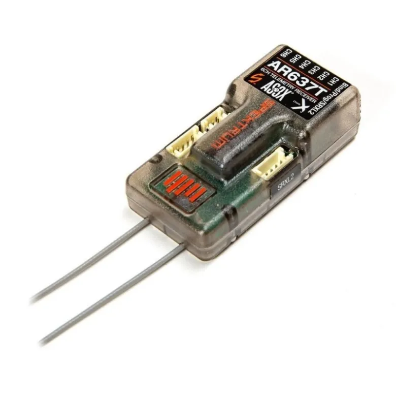 Spektrum AR637T+ télémétrie récepteur 6 Voies AS3X