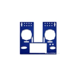 STICKER FX36 BLEU METAL LOOK CARBONE