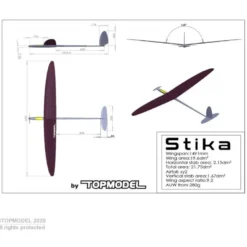 Stika -2- F5K env.1.49m PNP All Carbon TOPMODEL